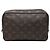 Borsa a Clutch Louis Vuitton Monogram Trousse Toilette 23 Marrone
