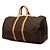 Sac de voyage Louis Vuitton Monogram Keepall 55 Marron - vue 2