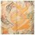 Foulard di seta Hermès Face Au Large Arancione 90 - vista 8