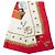 Foulard di seta rosso Hermès Vue Du Carrosse De La Galere La Reale 90 Scarves