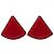 Boucles d'oreilles clips Triangle Hermès en cuir Swift doré
