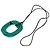 Collana con pendente Hermès Isthme Pop laccato verde PM