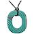Collana con pendente Hermès Isthme Pop laccato verde PM - vista 2