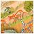 Foulard di seta Hermès Nuba Mountain Verde 90 - vista 4