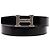 Cintura reversibile Hermès Constance H Guillochée in Swift e Togo nera Nero