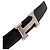 Cintura reversibile Hermès Constance H Guillochée in Swift e Togo nera Nero - vista 6