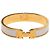 Pulsera Clic H PM estrecha de esmalte blanco Hermès - vista 5