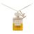Collana con pendente Chanel CC placcato oro e resina a forma di flacone di profumo No 5 D'oro - vista 2