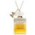 Collana con pendente Chanel CC placcato oro e resina a forma di flacone di profumo No 5 D'oro - vista 3