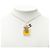 Collana con pendente Chanel CC placcato oro e resina a forma di flacone di profumo No 5 D'oro - vista 5