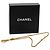 Collana con pendente a goccia Chanel CC placcata oro D'oro - vista 7