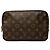 Borsa a pochette Louis Vuitton Monogram Trousse Toilette 23 Marrone