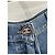Vaqueros Chanel Wide Leg Denim Azul Efecto Desgastado Multicolor - vista 3