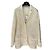 Blazer Chanel de Tweed Beige con Lentejuelas Double-C Multicolor