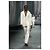 Chanel Tweed Blazer Beige mit Double-C Pailletten Mehrfarben - Ansicht 6