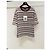 Top Chanel Cropped in Cotone a Righe Multicolore
