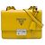 Crossbody Sound Lock Saffiano Lux giallo di Prada