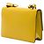 Crossbody Sound Lock Saffiano Lux giallo di Prada - vista 2