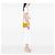 Crossbody Sound Lock Saffiano Lux giallo di Prada - vista 6