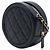 Pochette ronde Chanel Caviar CC Filigree noire avec chaîne et bandoulière - vue 2
