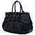 Tote  mala Prada Tessuto Origami plissada preta Preto - vista 2