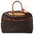 Borsa Louis Vuitton Deauville Monogram Canvas in marrone M47270 Beige
