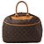 Borsa Louis Vuitton Deauville Monogram Canvas in marrone M47270 Beige