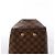 Borsa a tracolla Louis Vuitton Trevi PM Damier Ebene Marrone N51997 Rosso - vista 8