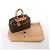 Borsa Louis Vuitton Deauville Monogram Canvas in marrone M47270 Beige - vista 15
