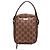 Necessaire Gucci GG Canvas marrone con doppia zip
