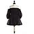Autre Marque Dior Kleid aus schwarzer Punktspitze und Tüll One-Shoulder Mehrfarben