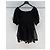 Autre Marque Dior Kleid aus schwarzer Punktspitze und Tüll One-Shoulder Mehrfarben - Ansicht 2