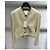 Chanel Tweed Jacke Beige Größe 38 Mehrfarben
