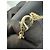 Choker Chanel Sugar Cube con Pendente a Lettera in Strass Oro Multicolore - vista 5