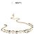 Gargantilla Chanel Sugar Cube con Colgante de Letra de Strass Dorado Multicolor