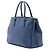 Tote Prada Large Saffiano Lux Galleria Double Zip Blu - vista 2