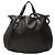 Borsa Tote Convertibile Abbey D Ring Gucci in pelle di vitello liscia nera Nero