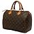 Borsa Boston Louis Vuitton Monogram Speedy 30 Marrone - vista 2