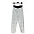Pantalones Chanel de Lentejuelas Camelia Blancos Multicolor