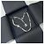 Chanel Kristall Choker Halskette Schwarz Weiß Double-C Mehrfarben - Ansicht 2