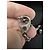 Chanel Kristall Choker Halskette Schwarz Weiß Double-C Mehrfarben - Ansicht 3