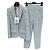 Conjunto de Dos Piezas Chanel Blazer y Pantalón de Tweed Azul Multicolor