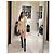 Chanel Strickjacke aus Wolle Beige mit Goldsequenzen Mehrfarben - Ansicht 9