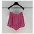 Shorts Chanel de Tweed Rosa Multicolor - vista 2