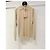 Polo de punto de cashmere Miu Miu Camel Multicolor