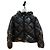 Piumino Moncler Nero Trapuntato Donna Multicolore