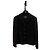 Chanel Black Tweed Jacket with Silver Thread Multiple colors