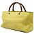 Bamboo Bolsa Shopper Satchel Gucci Medium em couro de bezerro amarela com bambu Amarelo - vista 2