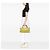 Bamboo Bolsa Shopper Satchel Gucci Medium em couro de bezerro amarela com bambu Amarelo - vista 5