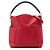Borsa Satchel Bagatelle Louis Vuitton Monogram Empreinte Rossa Rosso
